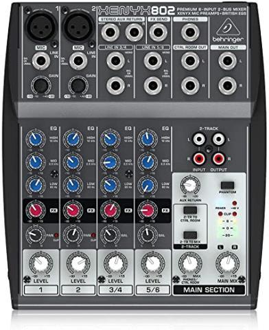 8-input mixer w//mic preamp, eq
