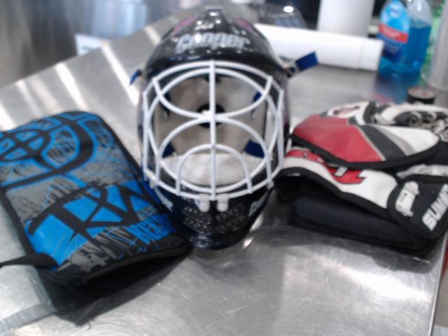 Casque gardien de but avec pad enfant