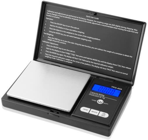 Balance de poche smart weigh noir
