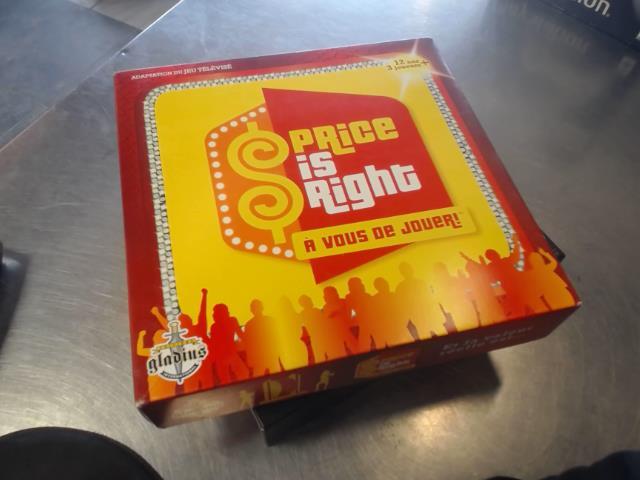 Price is right jeux de societe