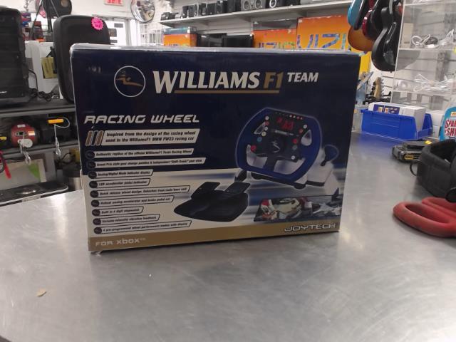 Volant dans boite williams f1 team