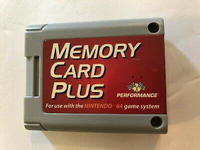 Memory card plus for nintendo 64