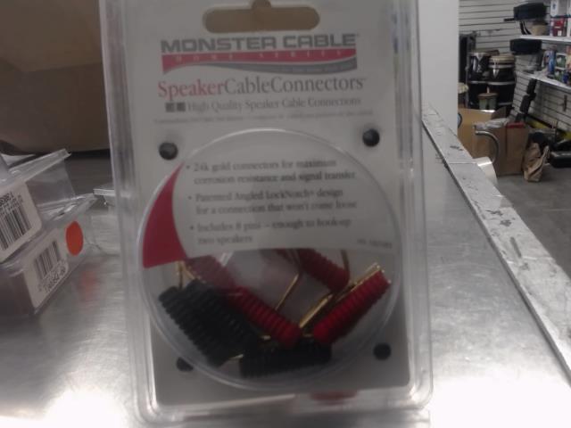 Speaker cable connectors