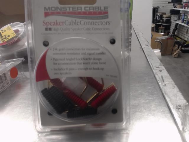 Speaker cable connectors