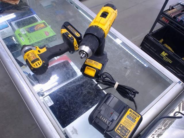 Kit drill impact + 2 batt + charg