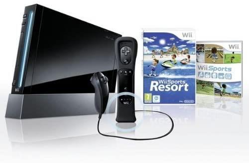 Console wii noir+tc+acc