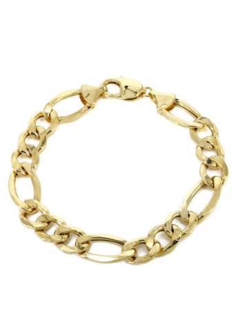 Fake gold bracelet figaro style