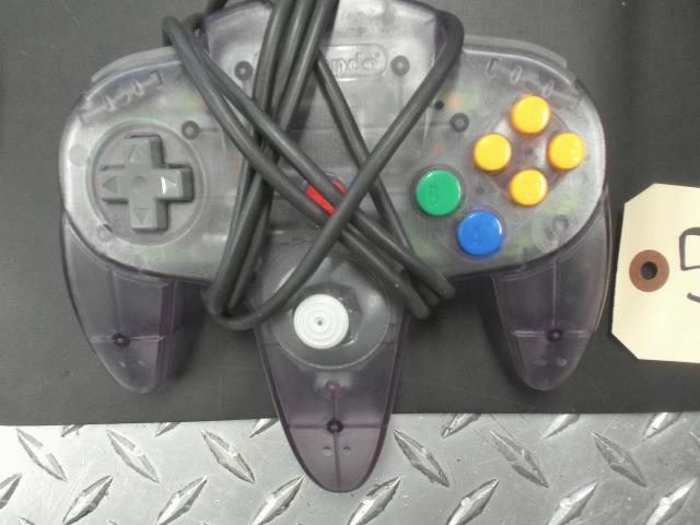 Manette nintendo 64 transparent mauve