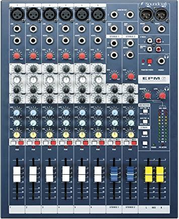 Soundcraft table de mixage audio 6 canau