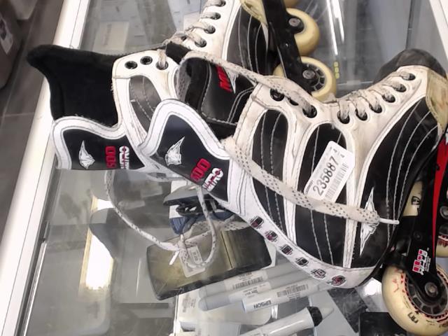 Patin a roulette hockey blanc size 6 us