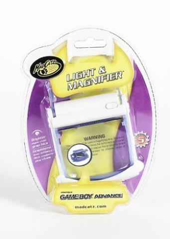 Light & magnifier for gameboy advance