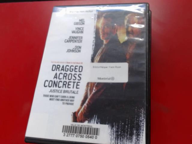 Dragged across concrete