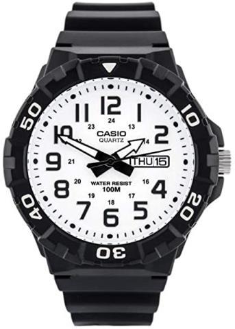 Montre casio new bracelet caoutch noire