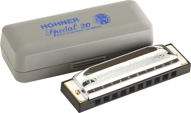 Harmonica special 20 avec boite gris