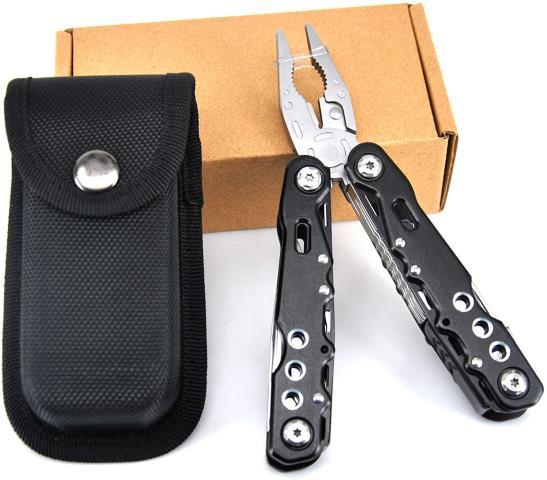 Multi-tool noir avec pochette