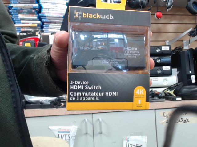 3-devide hdmi switch final sale prix fin