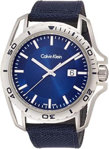 Earth blue dial blue nylon men's watch