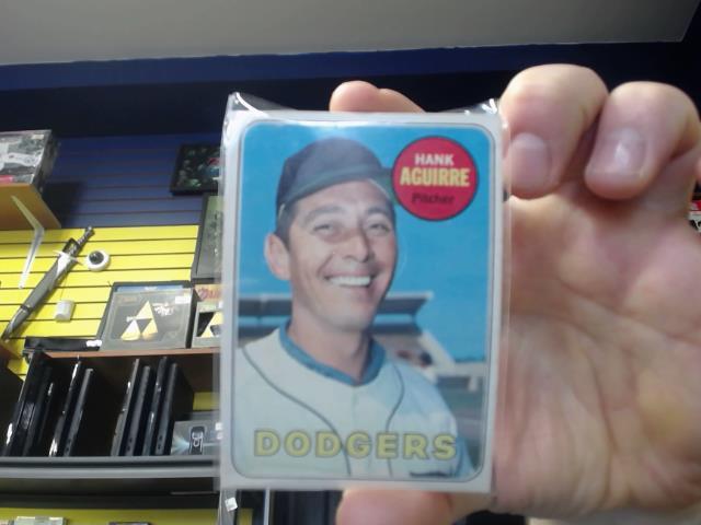 Carte hank aguirre pitcher dodgers