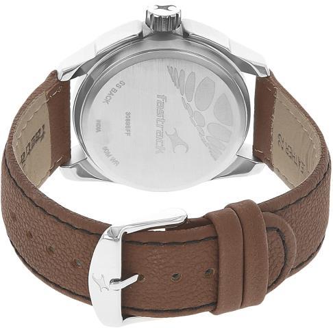 Montre fatrack avec bracelet cuire