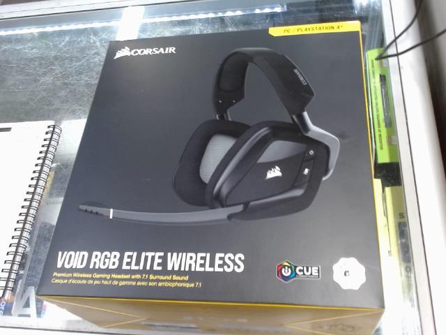 Casque decoute corsair rgb elite wireles