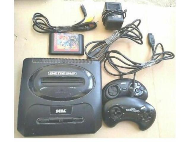 Sega genesis avec manette et cable