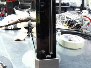 Wii console+man+fils+man retro