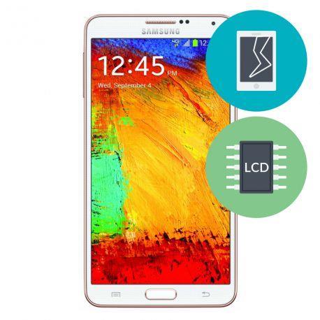 Galaxy note 3 blanc  ecran brisee