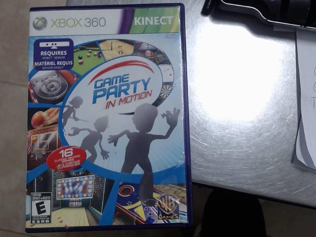 Game party in motion