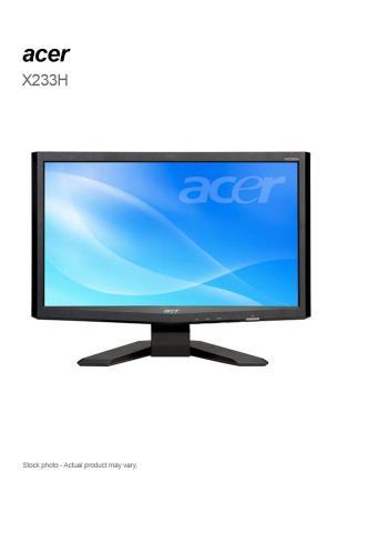 Moniteur 1080p acer