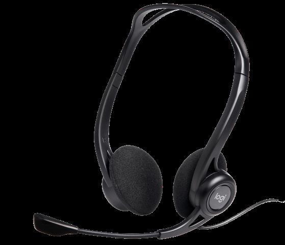Ecouteur logitech filaire noir