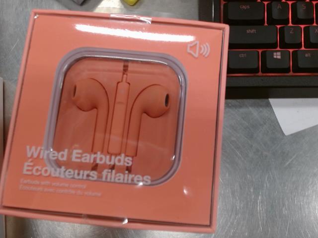 Wired earbuds