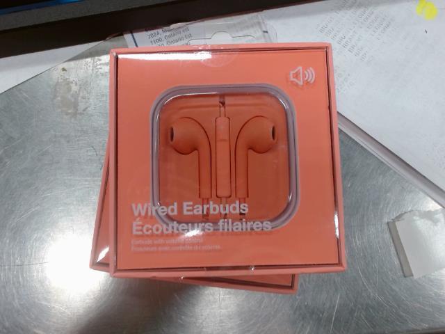 Rired earbuds