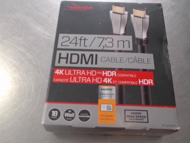Cable hdmi 7.3m neuf dans la boite