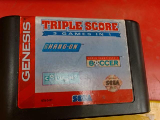 Triple score 3 games in 1 loose