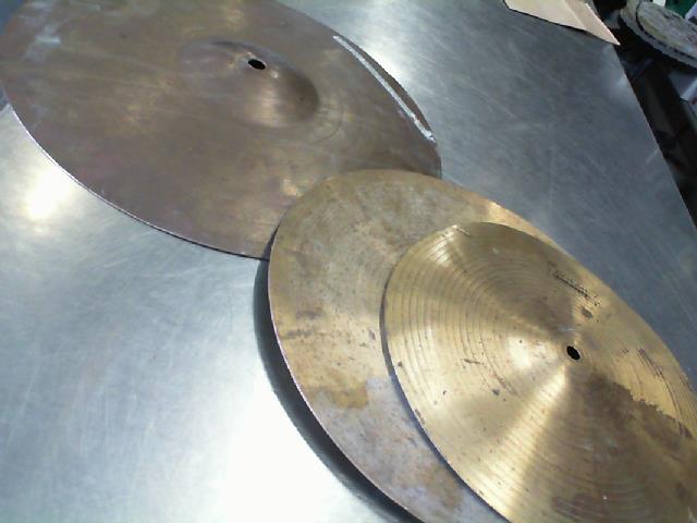 Lot de 3 cymbales