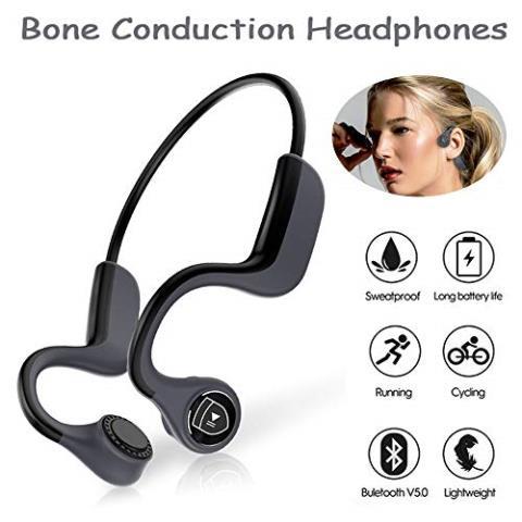 Wireless bone conduction headphones