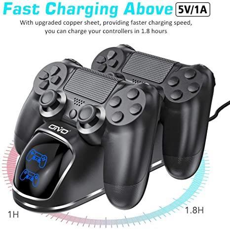 Dual charging dock for ps4 wireless cont