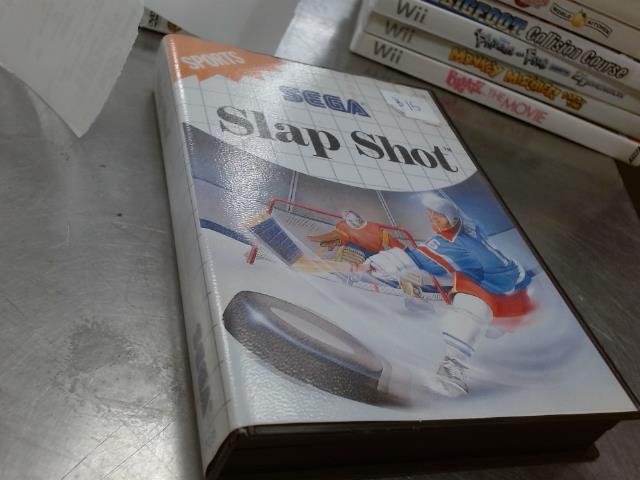 Slap shop sega game + box