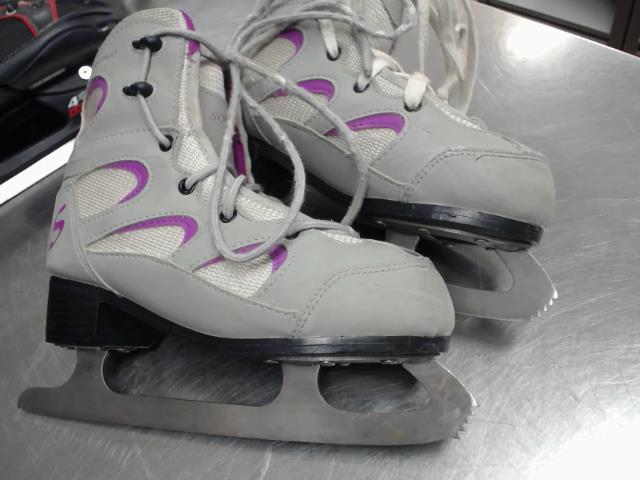 Patin enfant gris mauve