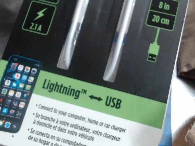 Chargeur lightning