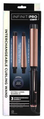 Infinitipro interchangeable curling wand