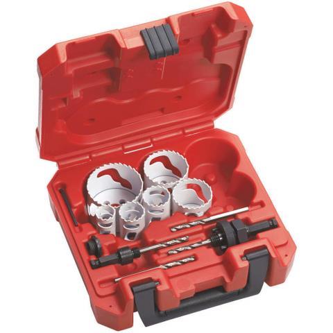 10 pc. bi-metal hole saw kit