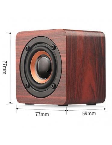 Speaker bleutooth style en bois