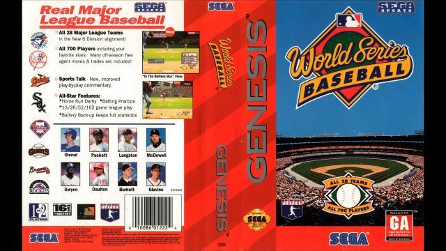 World series baseball sega genesis