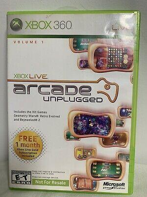 Arcade unplugged xbox 360