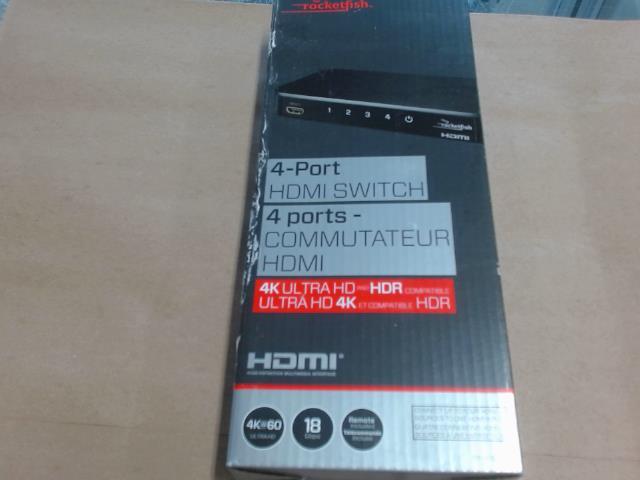 Commutateur a 4 port hdmi ds boite