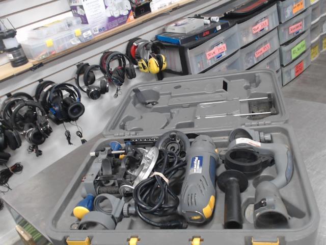 Scie rotative electrique+acc dcase