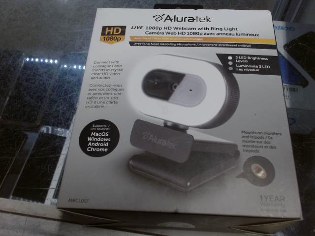 1080p hd webcam with ring light