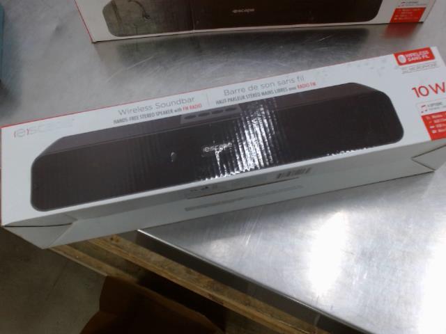 Escape wireless soundbar neuve