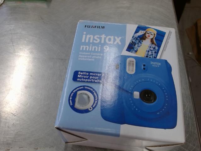 Appareil photo bleu instax mini